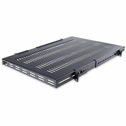 1U Adjustable Vented Rack Mount Shelf - ADJSHELFHDV